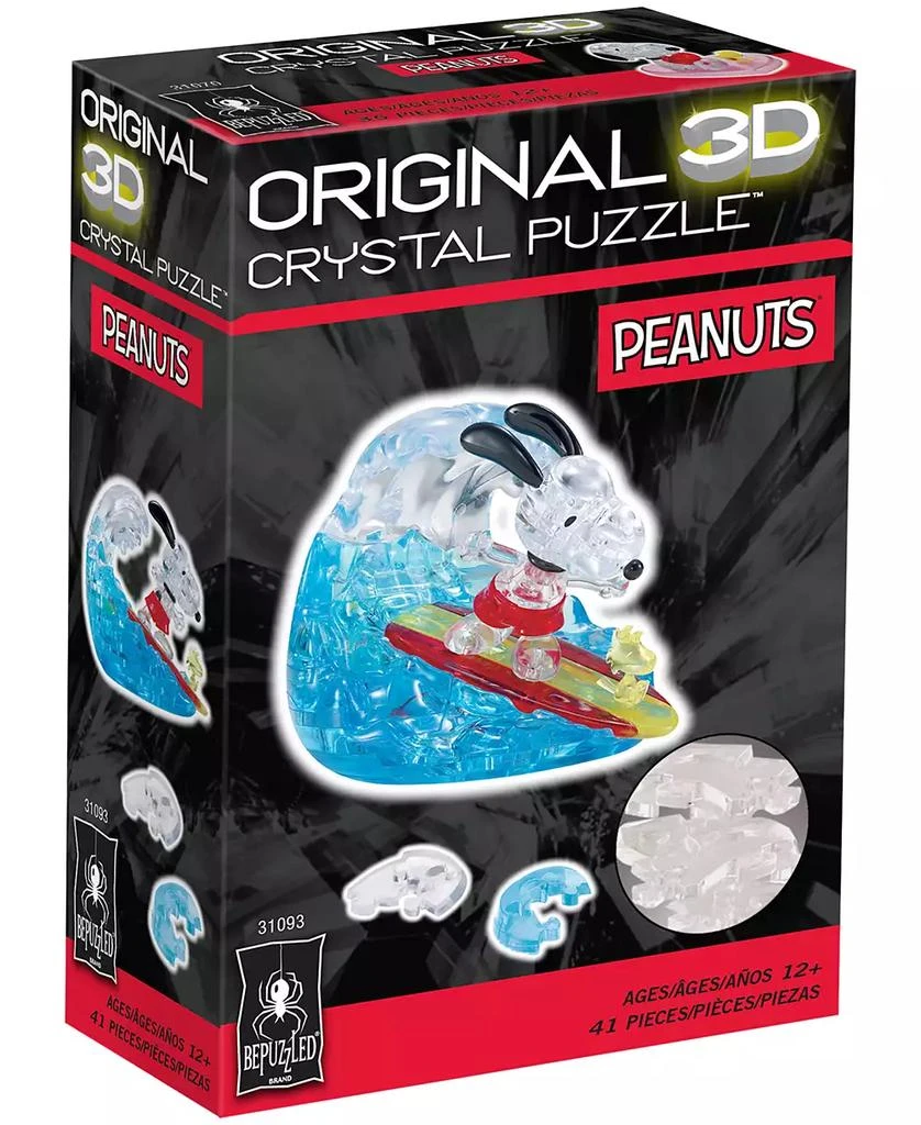 商品BePuzzled|3D Crystal Puzzle - Peanuts Snoopy Surf - 41 Piece,价格¥128,第3张图片详细描述