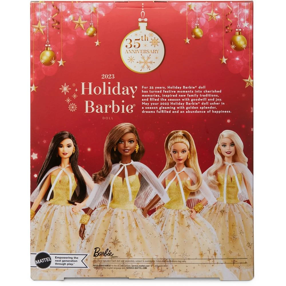 Signature 2023 Holiday Collector Doll with Golden Gown and Dark Brown Hair 商品