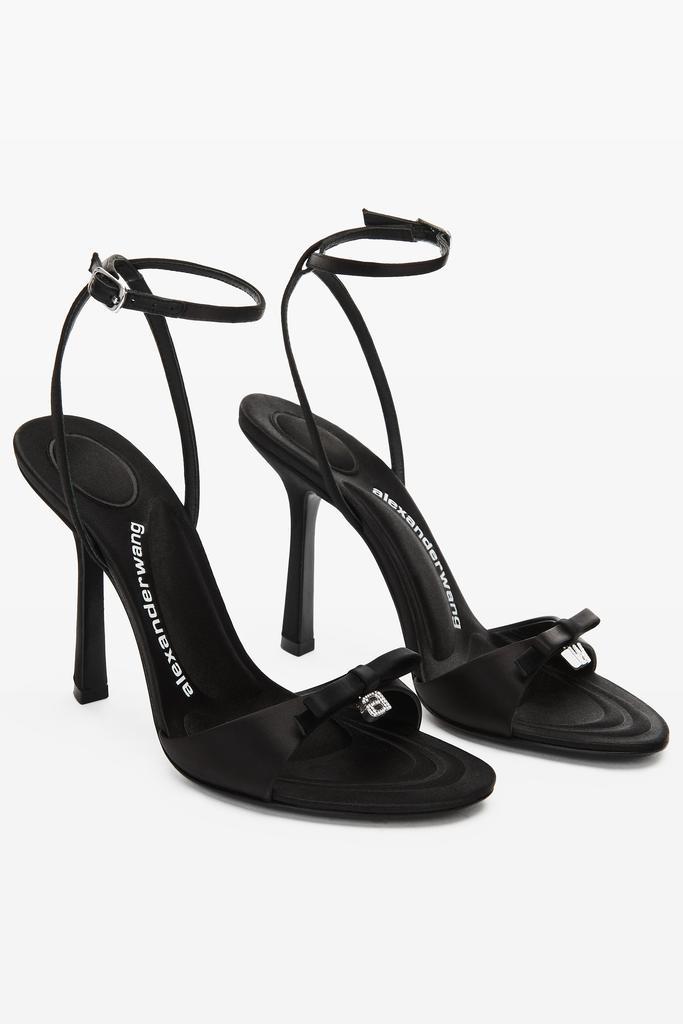 商品Alexander Wang|DAHLIA 105 BOW SANDAL IN SATIN,价格¥4256,第5张图片详细描述