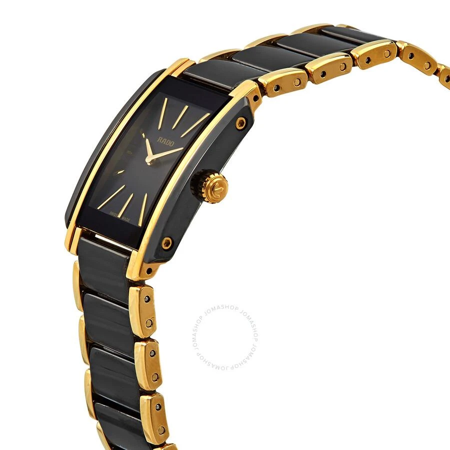 商品Rado|Integral Quartz Black Dial Two-tone Ladies Watch R20845162,价格¥10425,第2张图片详细描述