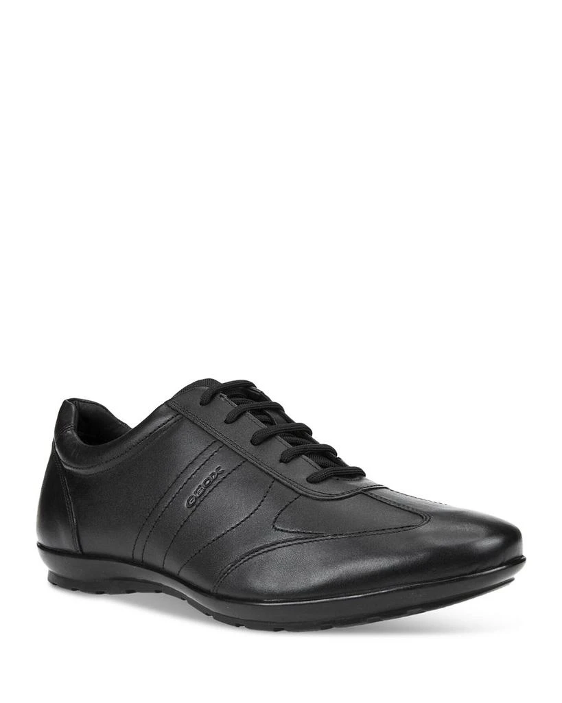 商品Geox|Men's Symbol Leather Oxfords,价格¥1128,第1张图片