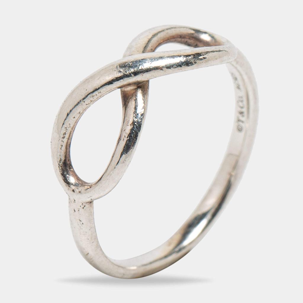 商品[二手商品] Tiffany & Co.|Tiffany & Co. Infinity Sterling Silver Ring Size EU 54,价格¥1631,第1张图片