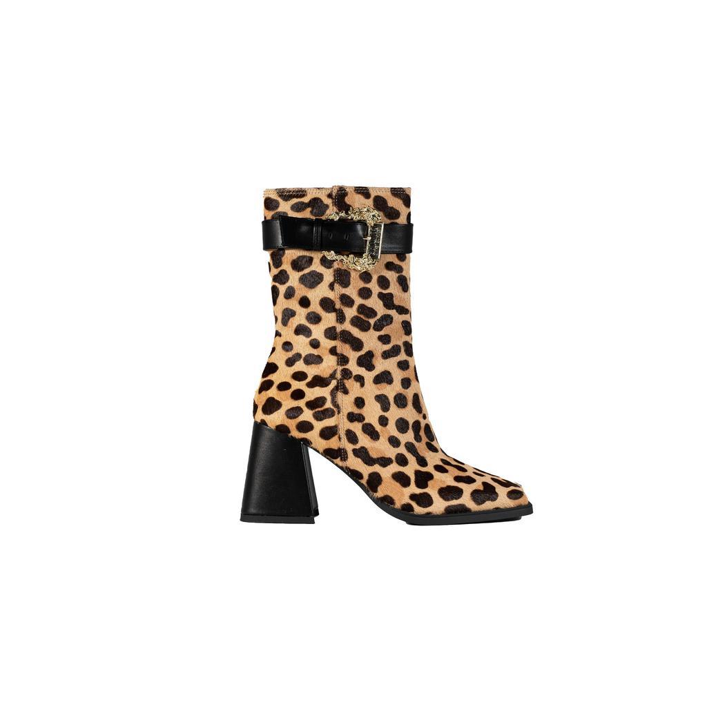 商品Versace|Alicia Pony Leather Boot,价格¥2442,第1张图片