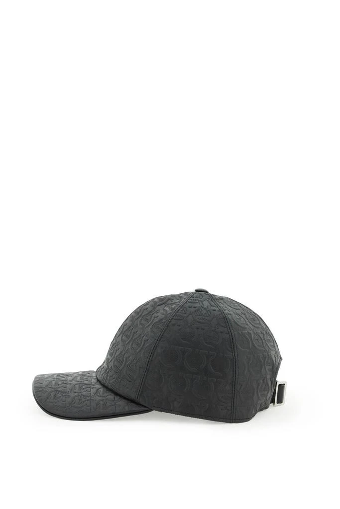 商品Salvatore Ferragamo|EMBOSSED LEATHER BASEBALL CAP,价格¥2310,第4张图片详细描述