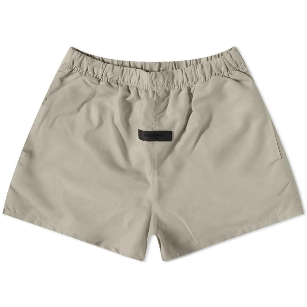 商品Essentials|Fear of God ESSENTIALS Logo Dock Shorts - Smoke,价格¥429,第1张图片