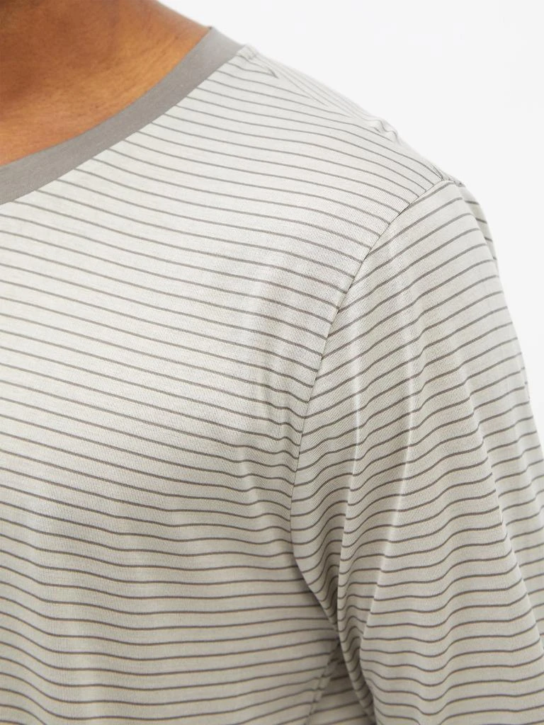 商品Zimmerli|Striped cotton-jersey pyjamas,价格¥1160,第4张图片详细描述