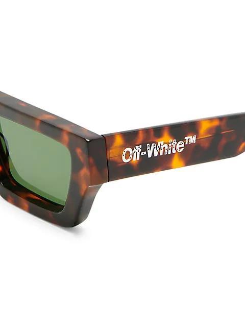 商品Off-White|Manchester 146MM Rectangle Sunglasses,价格¥2175,第5张图片详细描述