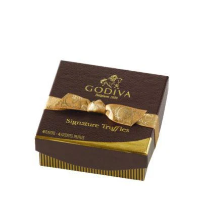 商品Godiva|4 Piece Signature Truffles Gift Box,价格¥78,第1张图片详细描述
