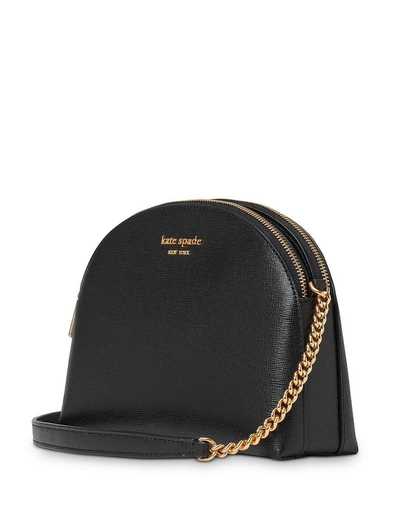 Morgan Saffiano Leather Double Zip Dome Crossbody 商品