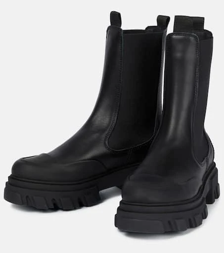 商品Ganni|Leather Chelsea boots,价格¥2653,第5张图片详细描述