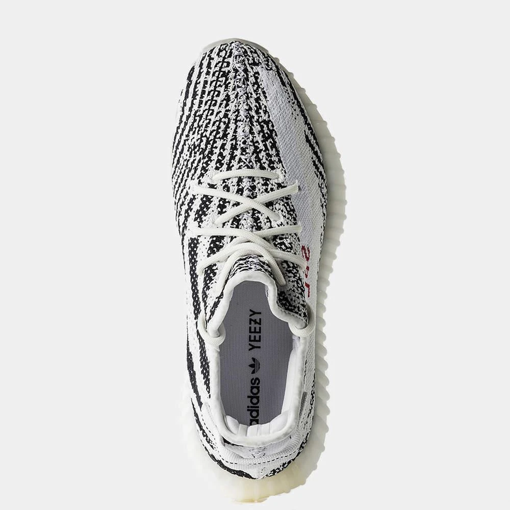 商品YEEZY|Yeezy x Adidas 350 V2 Zebra Sneakers Size US 9.5 (EU 43 1/3),价格¥4184,第3张图片详细描述