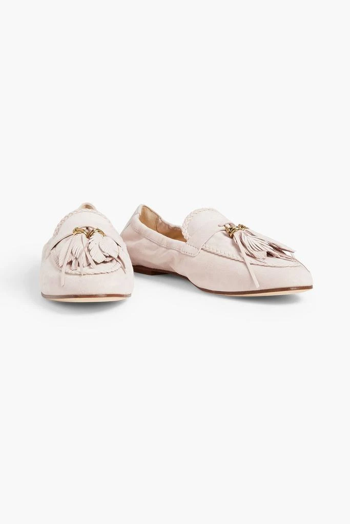 Embellished suede loafers 商品