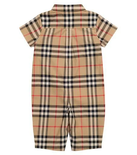 商品Burberry|Baby Vintage Check格纹棉质连身衣,价格¥1635,第2张图片详细描述