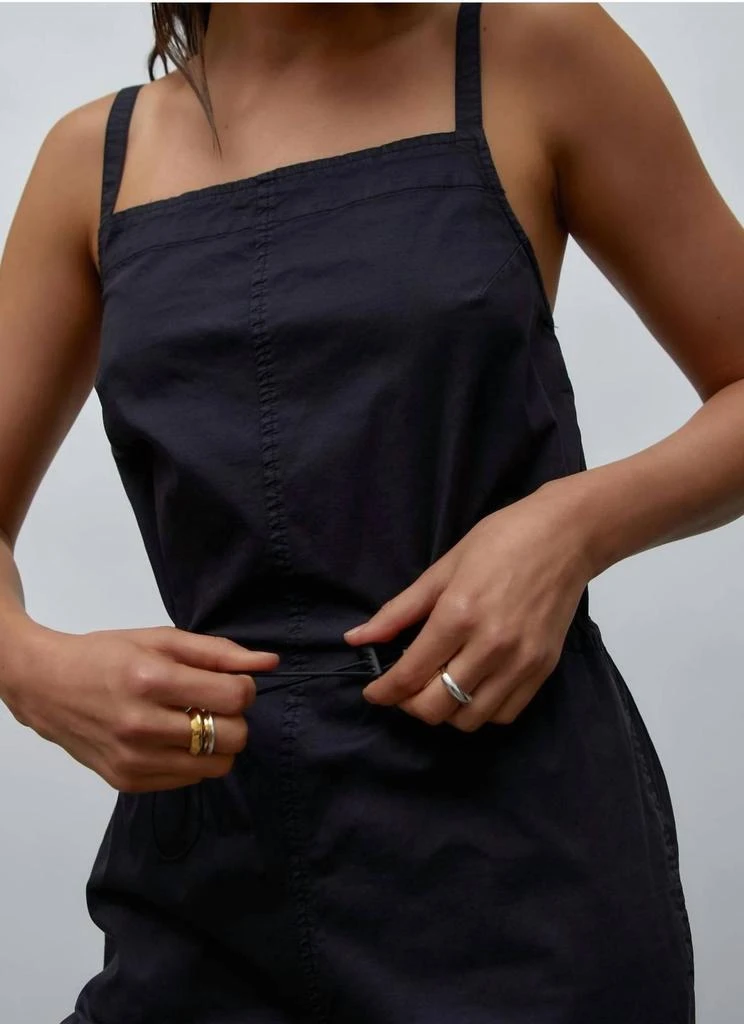 商品PISTOLA|Adela Wide Leg Sleeveless Jumpsuit In Black,价格¥650,第3张图片详细描述