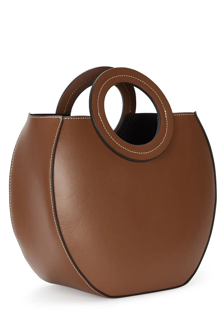 商品Staud|Frida brown leather top handle bag,价格¥1467,第2张图片详细描述