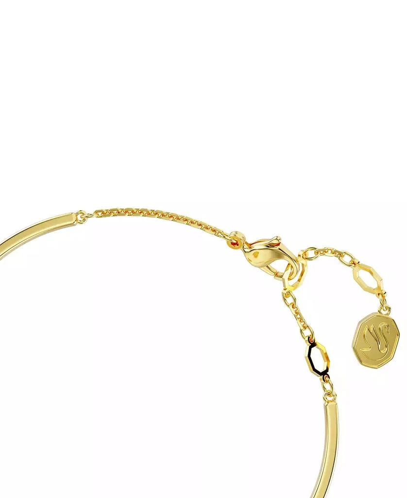 商品Swarovski|Gold-Tone Hyperbola Heart Bangle Bracelet,价格¥1199,第4张图片详细描述