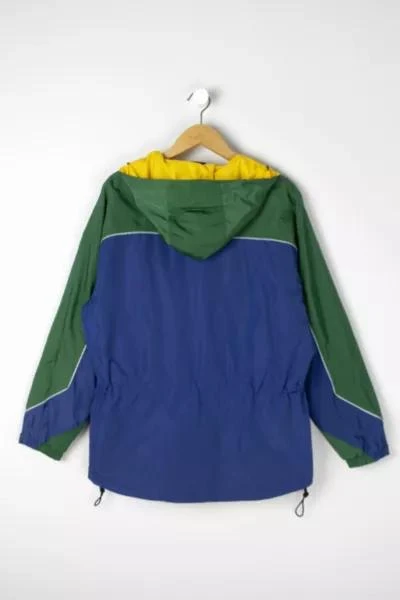 商品Urban Outfitters|Vintage Y2k Green & Blue Colorblock Jacket,价格¥371,第2张图片详细描述