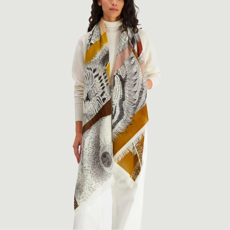 商品Inoui Editions|Frere 70 stole Naturel INOUI EDITIONS,价格¥963,第4张图片详细描述