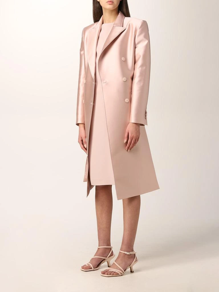 商品Alberta Ferretti|Alberta Ferretti classic double-breasted coat,价格¥14049,第4张图片详细描述