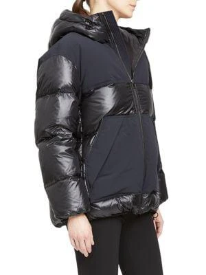 商品Theory|Plus Hooded Puffer Jacket,价格¥1328,第3张图片详细描述