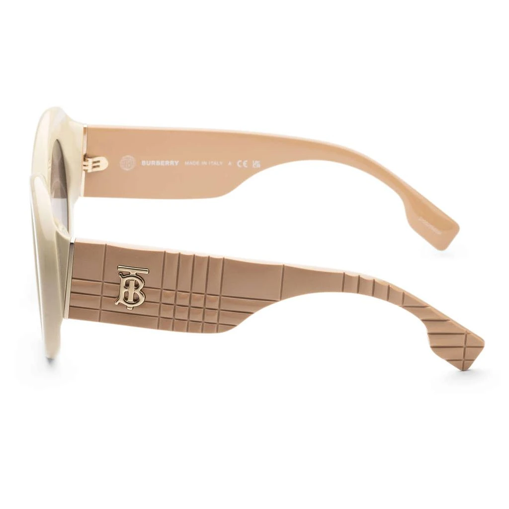 商品Burberry|Burberry Women's Beige Round Sunglasses,价格¥845,第2张图片详细描述