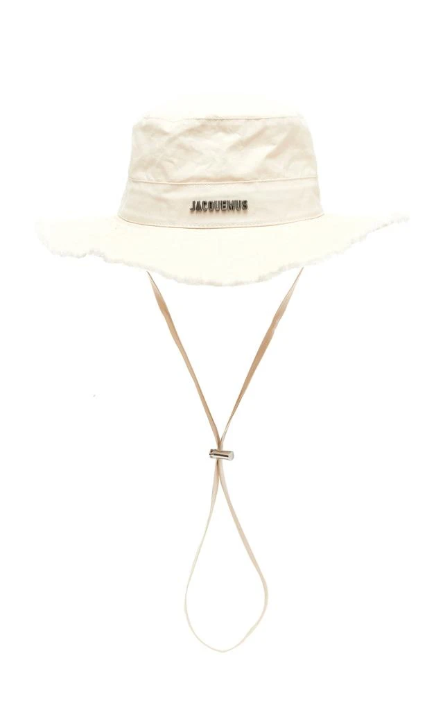 商品Jacquemus|Jacquemus - Le Bob Artichaut Cotton Bucket Hat - White - EU 58 - Moda Operandi,价格¥1013,第1张图片