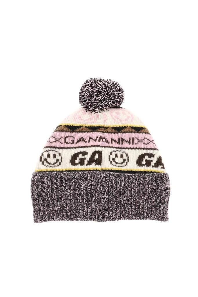 商品Ganni|Ganni graphic beanie,价格¥492,第2张图片详细描述