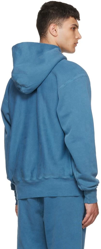 商品Les Tien|Blue Cotton Hoodie,价格¥772,第3张图片详细描述