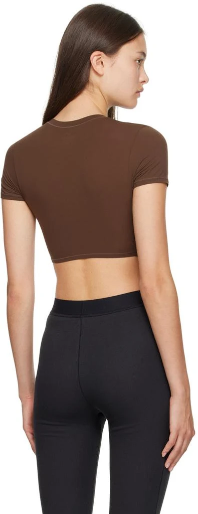 商品SKIMS|Brown Fits Everybody Super Cropped T-Shirt,价格¥412,第3张图片详细描述