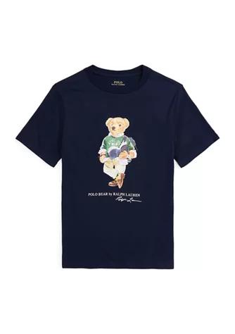Boys 8-20 Polo Bear Cotton Jersey Graphic T-Shirt商品第1张图片规格展示