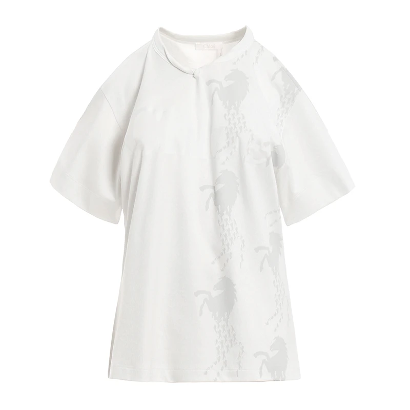 Chloe' 蔻依 白色女士上衣 C19SJH22-288-107 商品