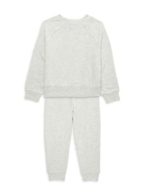 商品Tommy Hilfiger|Little Girl’s 2-Piece Hacci Ruffle Sweatshirt & Joggers Set,价格¥244,第2张图片详细描述