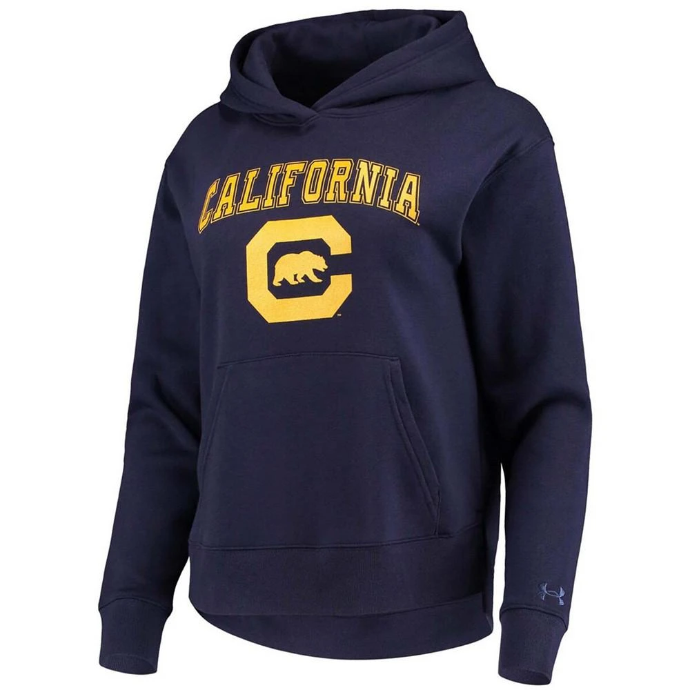 商品Under Armour|Women's Navy Cal Bears All Day Team Fleece Pullover Hoodie,价格¥386,第2张图片详细描述