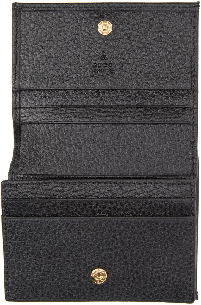 商品Gucci|Black Small GG Marmont Card Case Wallet,价格¥3914,第3张图片详细描述