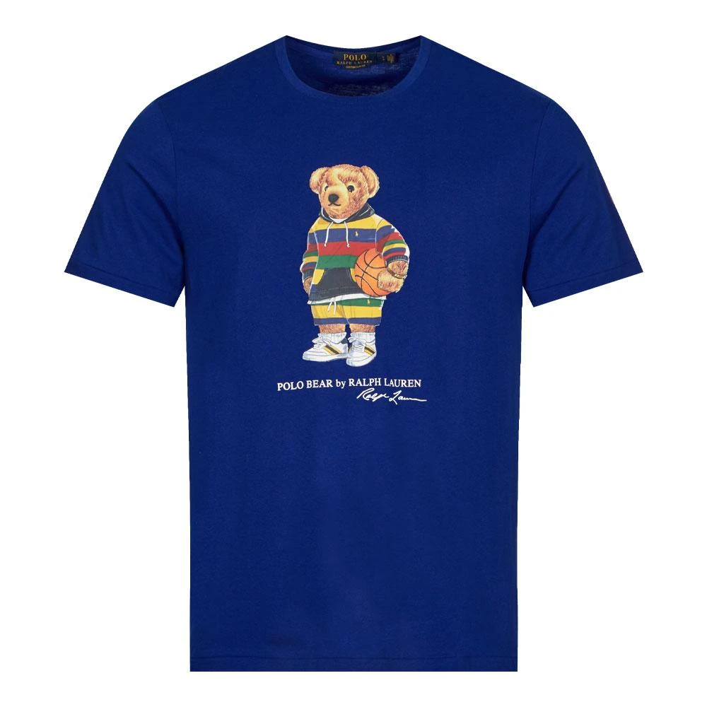 商品Ralph Lauren|Ralph Lauren Active Bear T-Shirt - Royal Blue,价格¥613,第1张图片