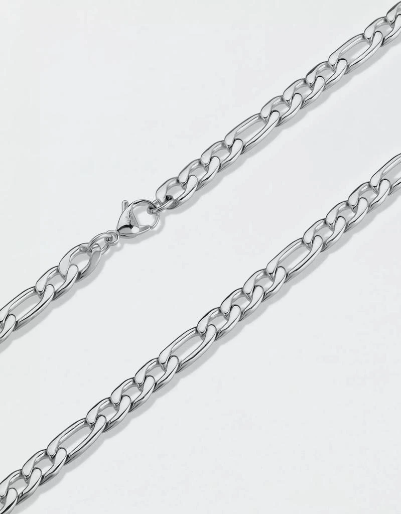 商品AE|West Coast Jewelry Polished Stainless Steel Figaro Chain Necklace,价格¥153,第2张图片详细描述