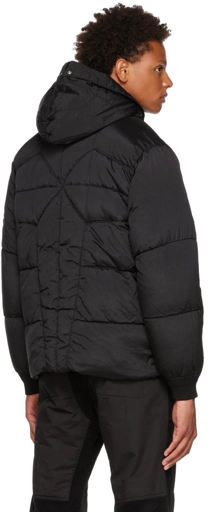 商品Stone Island|Black Quilted Down Jacket,价格¥4608,第3张图片详细描述