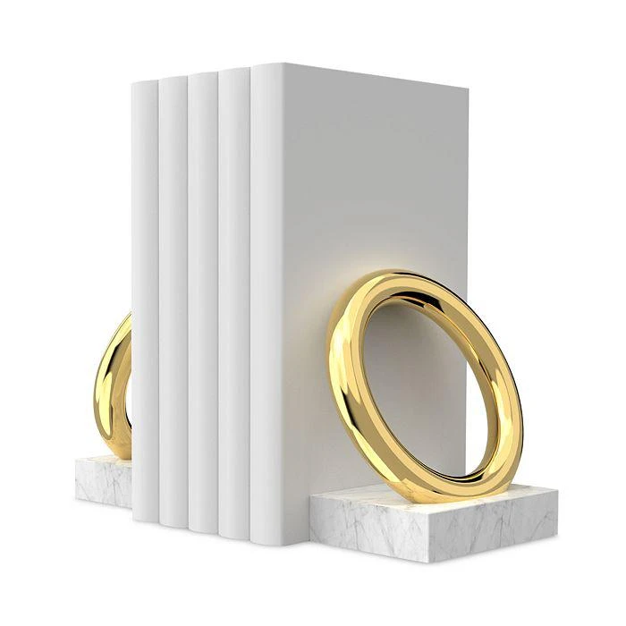 商品ANNA New York|Ring Bookends, Set of 2,价格¥2184,第1张图片详细描述
