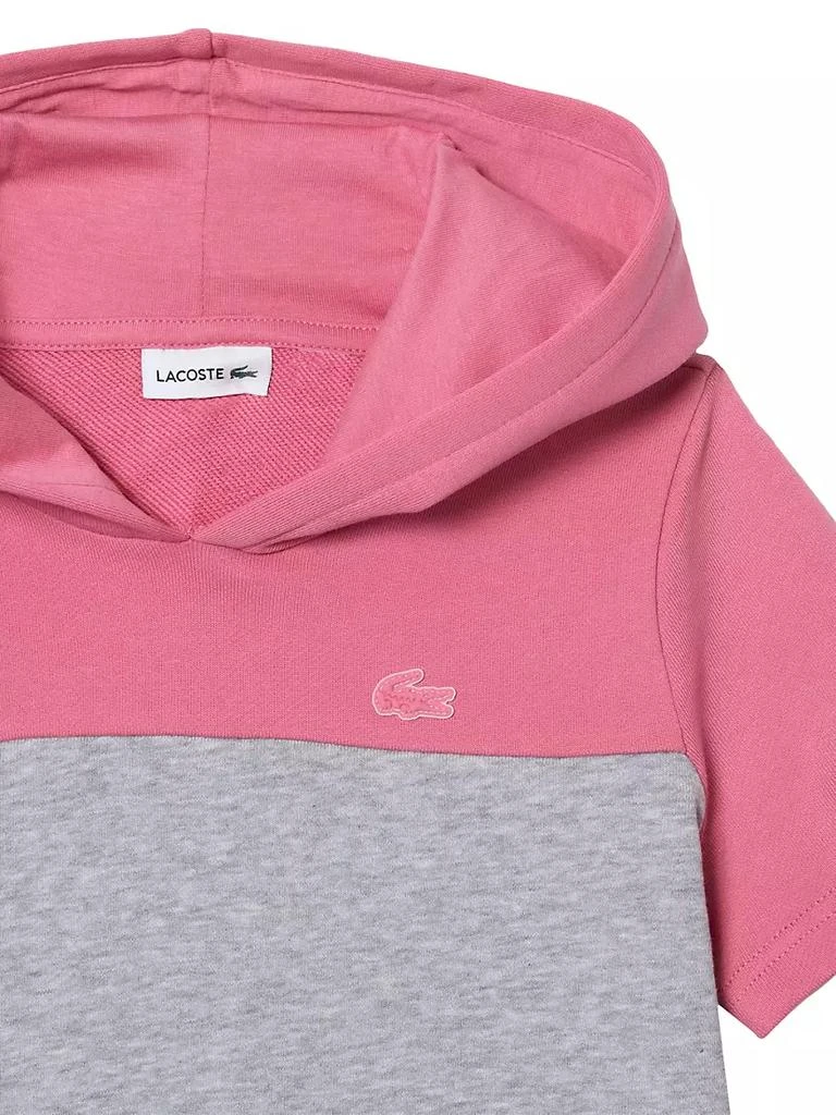 商品Lacoste|Little Girl's &amp; Girl's Colorblock Hooded T-Shirt Dress,价格¥304,第2张图片详细描述