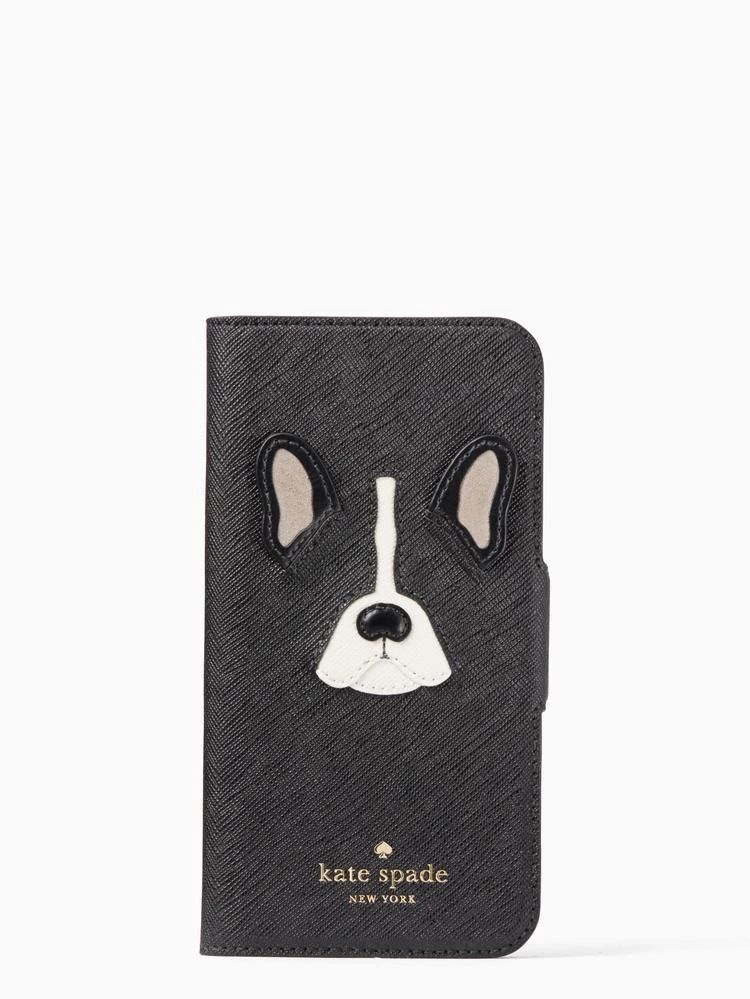 商品Kate Spade|antoine applique folio iphone 7/8 case,价格¥447,第1张图片