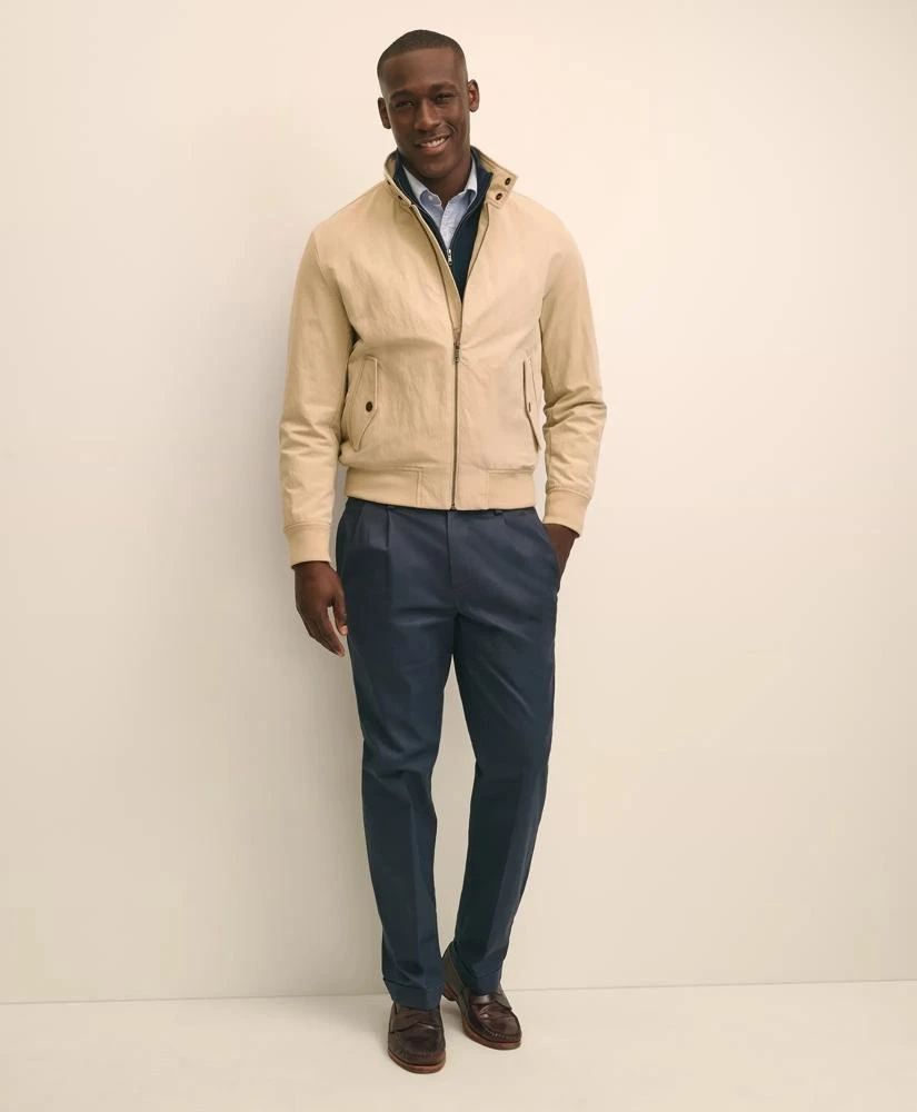 商品Brooks Brothers|Bomber Jacket in Cotton Blend,价格¥2019,第2张图片详细描述