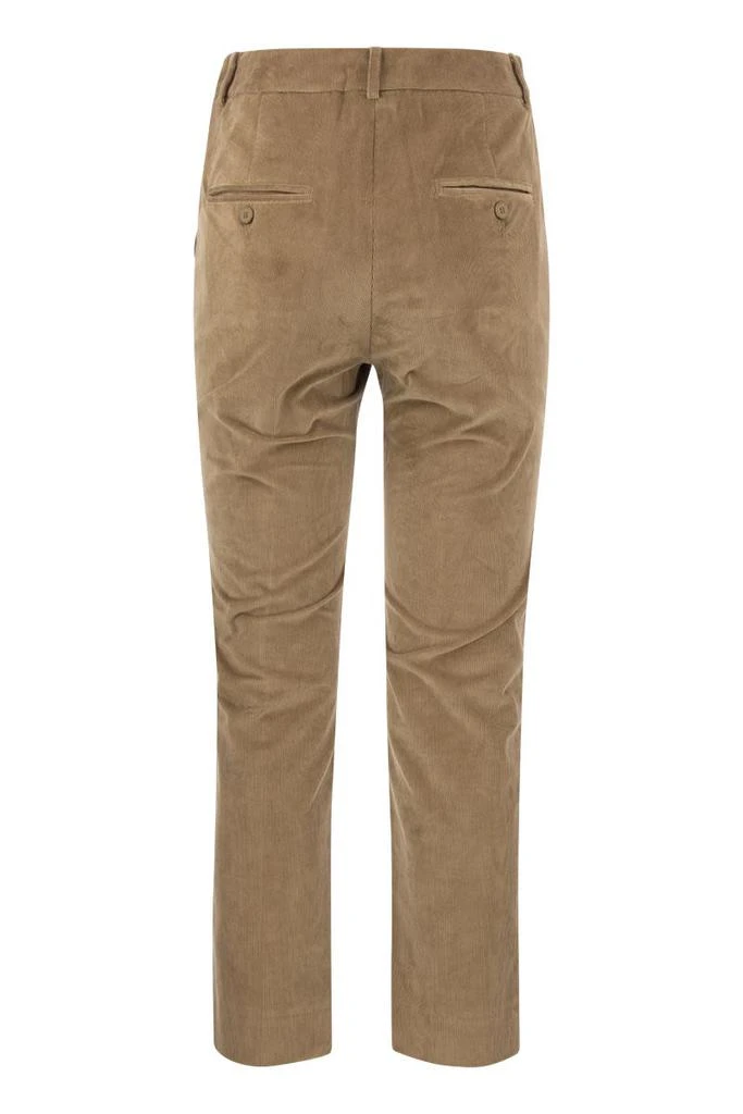 商品Weekend Max Mara|WEEKEND MAX MARA FUNGO - Velvet Ribbed Trousers,价格¥1056,第2张图片详细描述