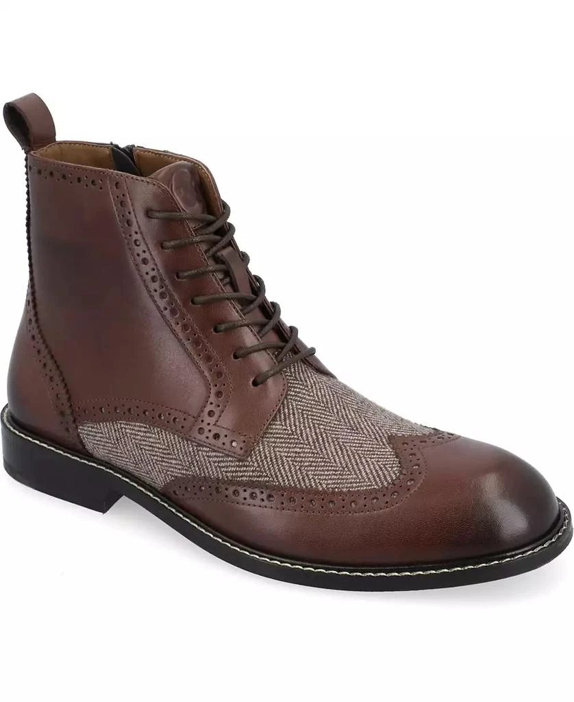 商品Thomas & Vine|Men's Jarett Wingtip Ankle Boot,价格¥400,第1张图片