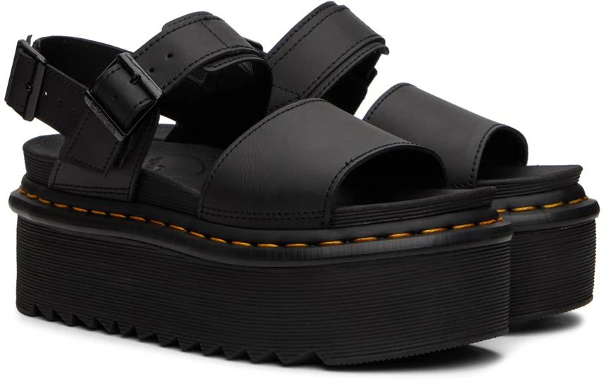 商品Dr. Martens|Black Voss Quad Sandals,价格¥455,第4张图片详细描述