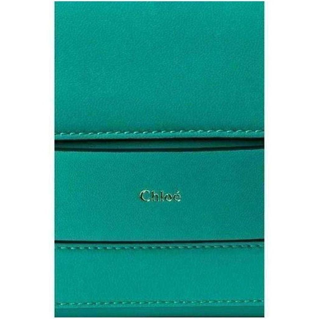 商品Chloé|Medium 'Elle' Jade Green Clutch,价格¥10053,第5张图片详细描述