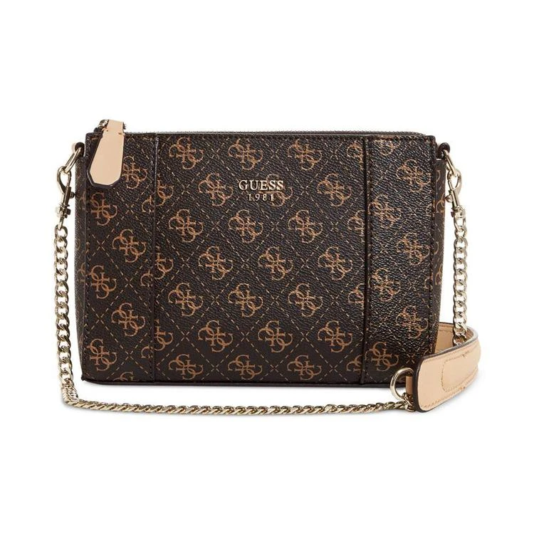 商品GUESS|Kamryn Small Chain Strap Signature Crossbody,价格¥504,第1张图片