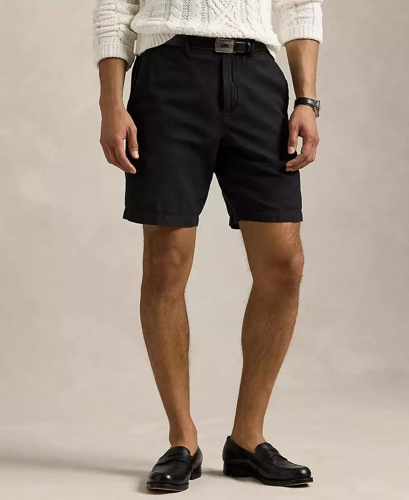 商品Ralph Lauren|Men's 8.5" Straight-Fit Linen Cotton Chino Shorts,价格¥292,第1张图片