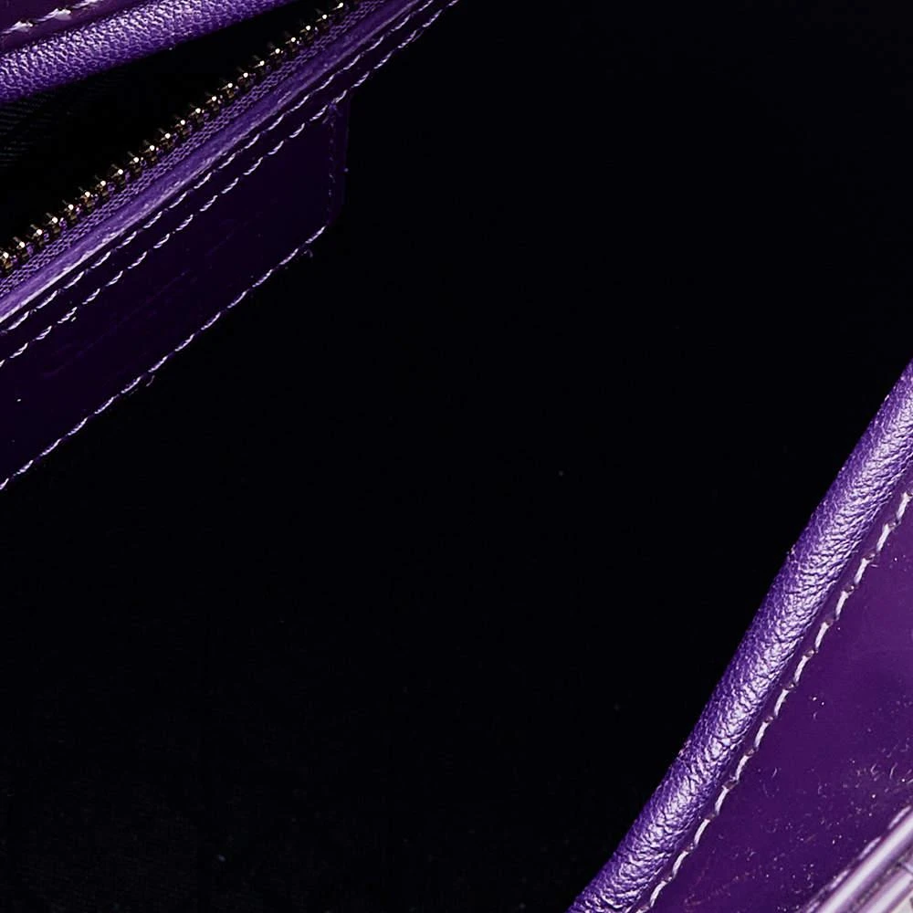Dior Purple Cannage Patent Leather Large Lady Dior Tote 商品