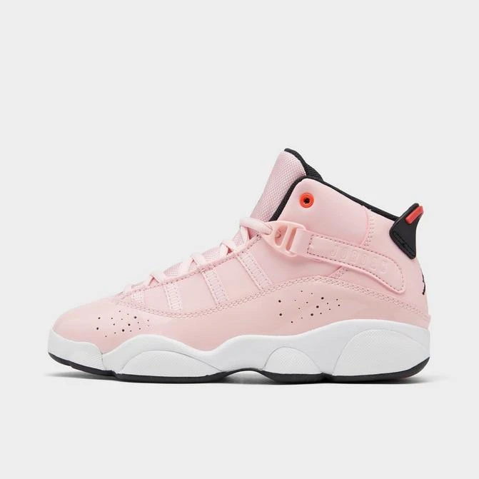 商品Jordan|Girls' Little Kids' Air Jordan 6 Rings Basketball Shoes,价格¥482,第1张图片