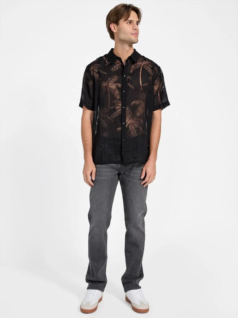 商品Guess Factory|Stone Palm Tree Short-Sleeve Shirt,价格¥479,第2张图片详细描述